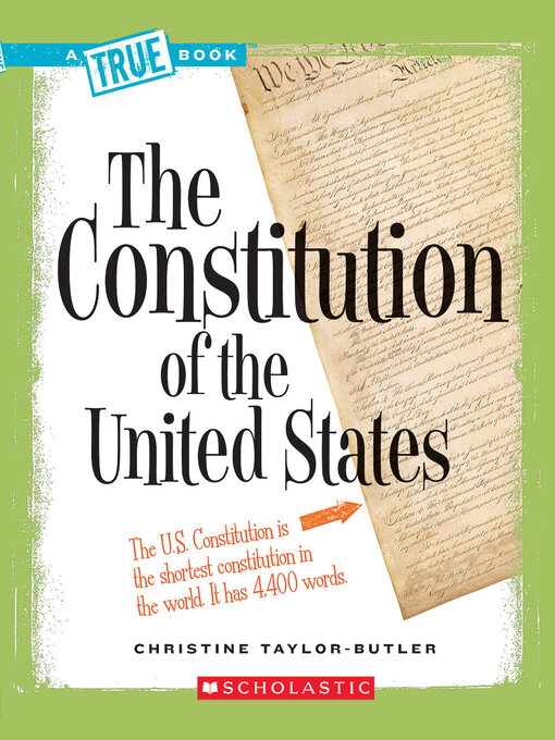 Title details for Constitution of the United States by Christine Taylor-Butler - Available